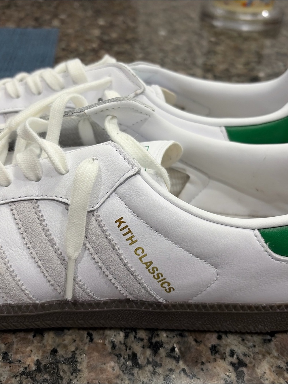 Adidas x Kith Samba shoe white green Men’s 11